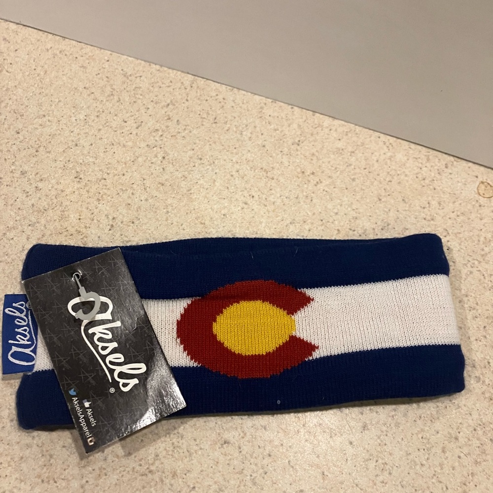 Askel’s Colorado flag headband NWT